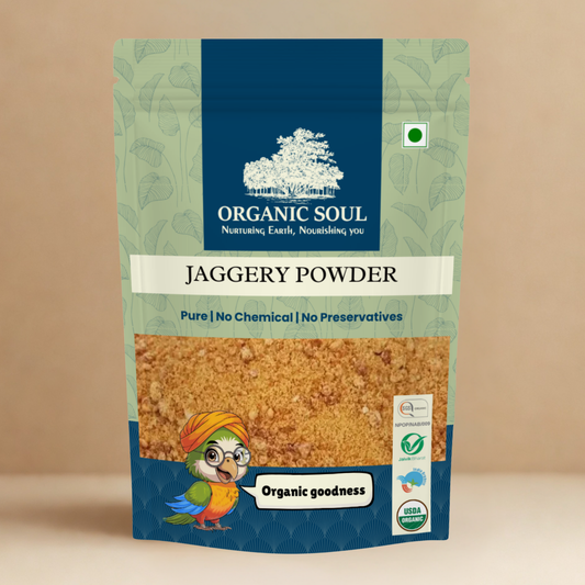 Organic Soul Jaggery Powder | Natural Sweetener | Rich in Iron & Minerals | Boosts Energy & Digestion | 900g