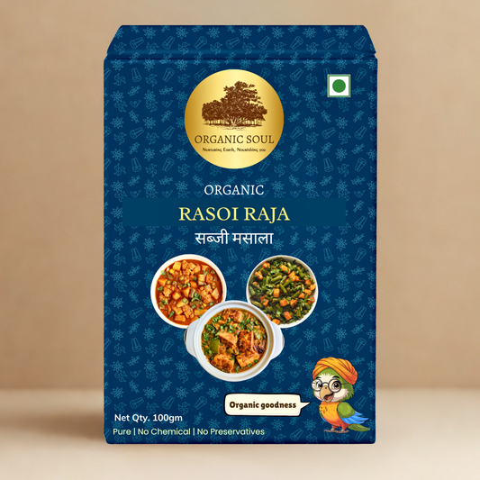 Organic Soul Rasoi Raja – Jhatpat Masala (100 gm)