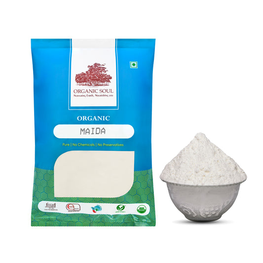"Organic Soul - Organic Maida (Refined Wheat Flour), 450g"
