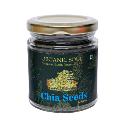 Organic Soul - Organic Chia Seeds for Weight Loss, (250 gm) | Omega 3 Rich Raw Chia Seed