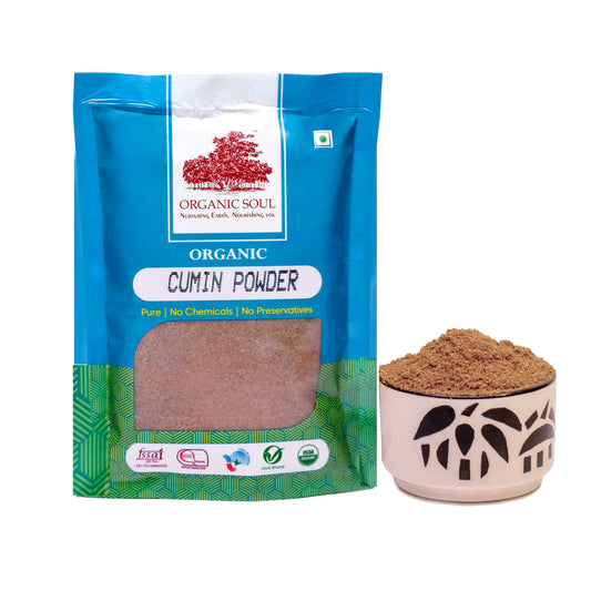 Organic Soul - Organic Cumin Powder, 250g | Jeera Spices Masala, Seeraga Podi, Jilakarra Podi