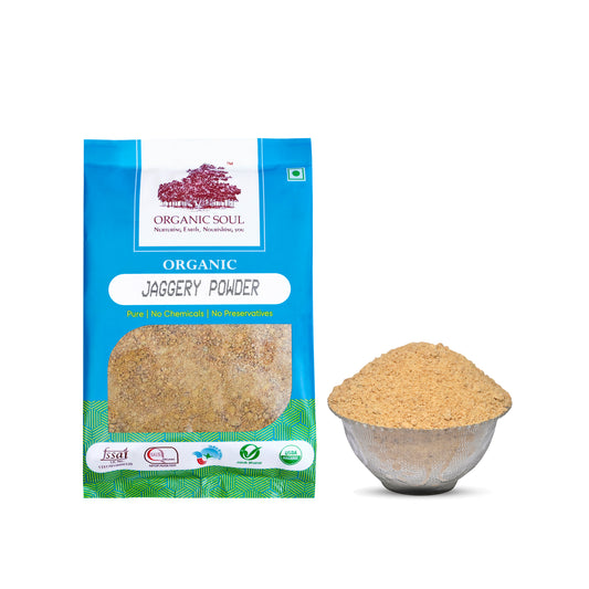 Organic Jaggery Powder - 450g | Healthy Sugar Substitute | Unrefined & Certified Organic