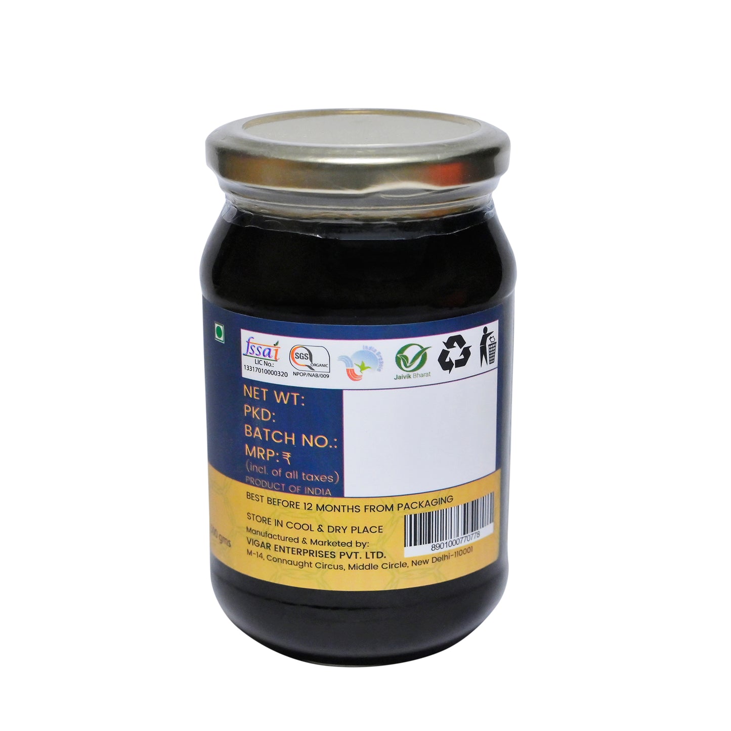 Organic Soul, Multi Floral Honey 500gm, Multi Floral Raw Honey