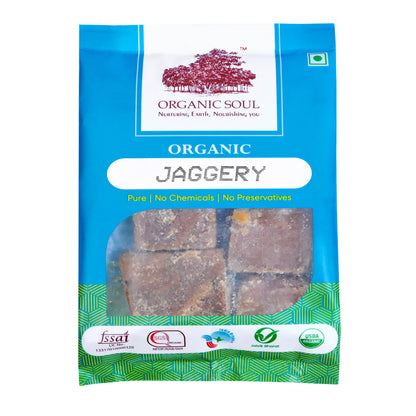 Organic Jaggery Cubes - (450 Gm Or 900 Gm)| 100% Pure & Certified Organic | Healthy Sweetening Solution