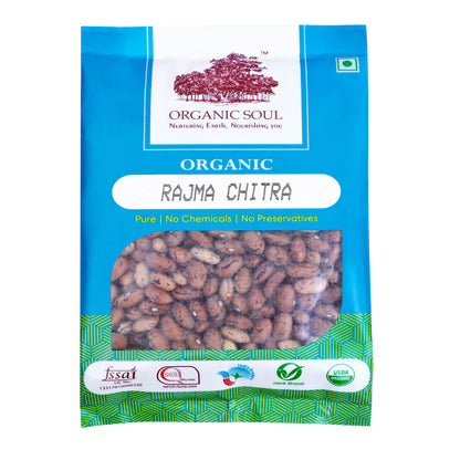 Organic Rajma Chitra Whole - (450 gm or 900 gm) | Healthy Sabut Rajma/Kidney Beans/Guggilu