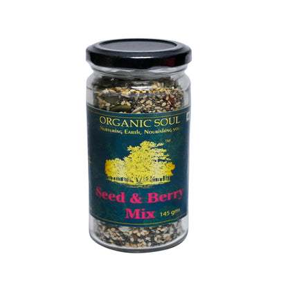 Organic Soul Mixed Berry Seeds, (145 gm) | Dried Fruits Healthy & Tasty