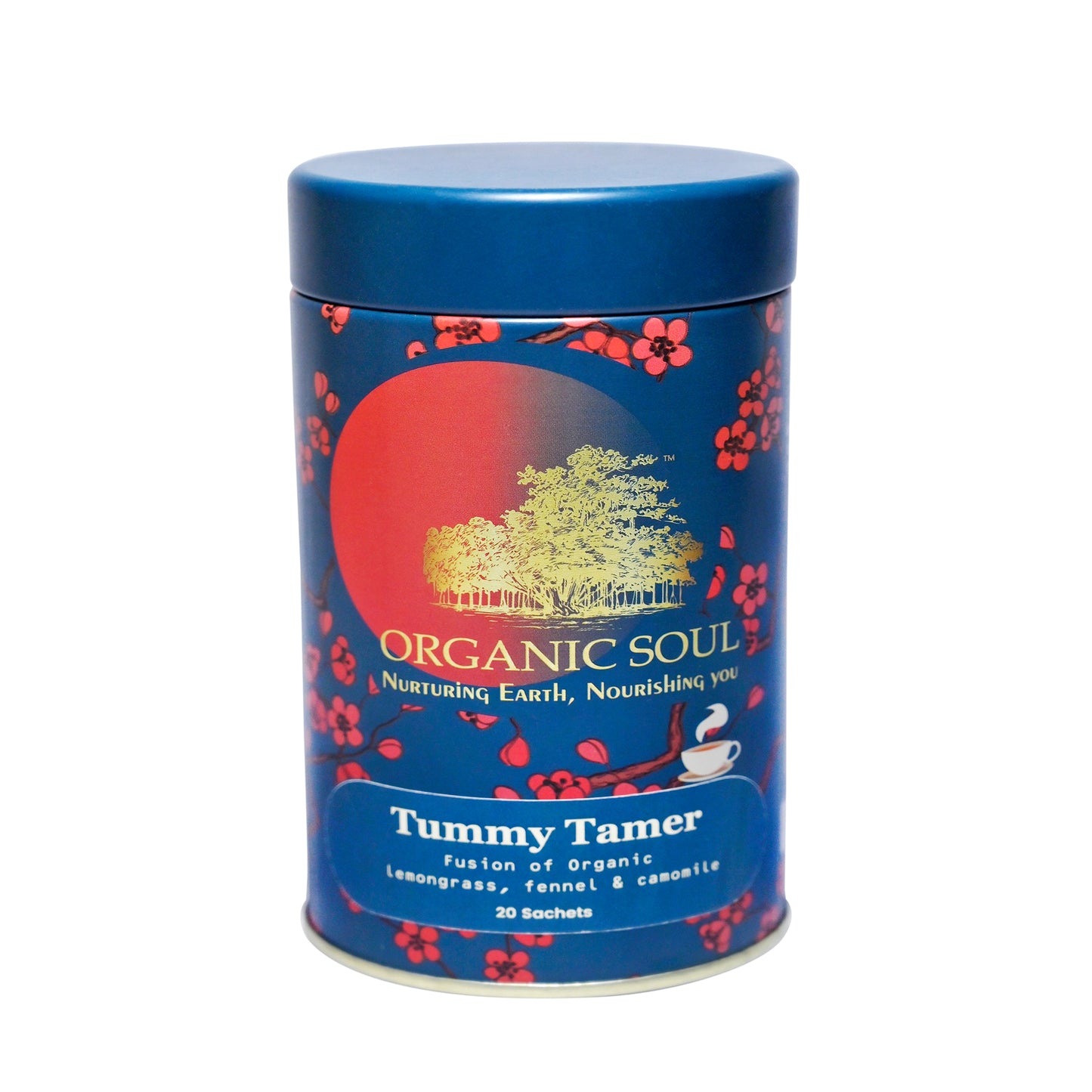Organic Soul - Tummy Tamer Tea Tisane, 20 Sachets(36 gm) (Herbal Chai)