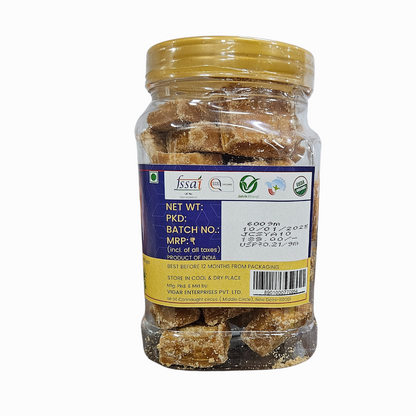 Organic Jaggery Cubes - (450 Gm Or 600 Gm)| 100% Pure & Certified Organic | Healthy Sweetening Solution