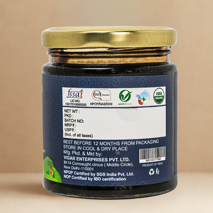 Organic Soul Saffron Infused Honey – 225gm | 100% Organic | Raw & Pure