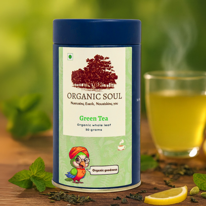 Organic Soul - Green Tea | Green Tea | 50 gm