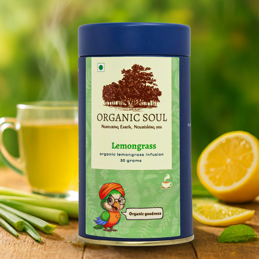 Organic Soul - Lemongrass Tisane | Lemongrass | 50 gm