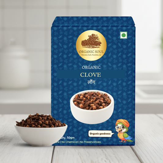 Organic Soul Clove – 50gm | 100% Certified Organic | Non-GMO