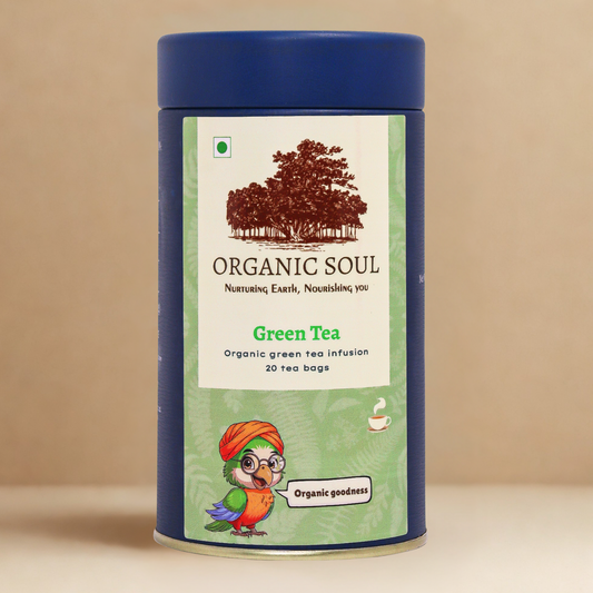 Organic Soul - Green Tea | Green Tea | 20 Sachets (36 gm)