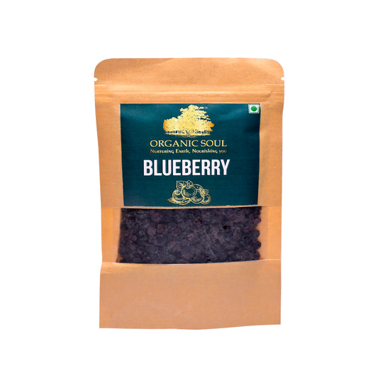 Organic Blueberries -  | Dried without Sugar | Fresh and Natural (200 gm)