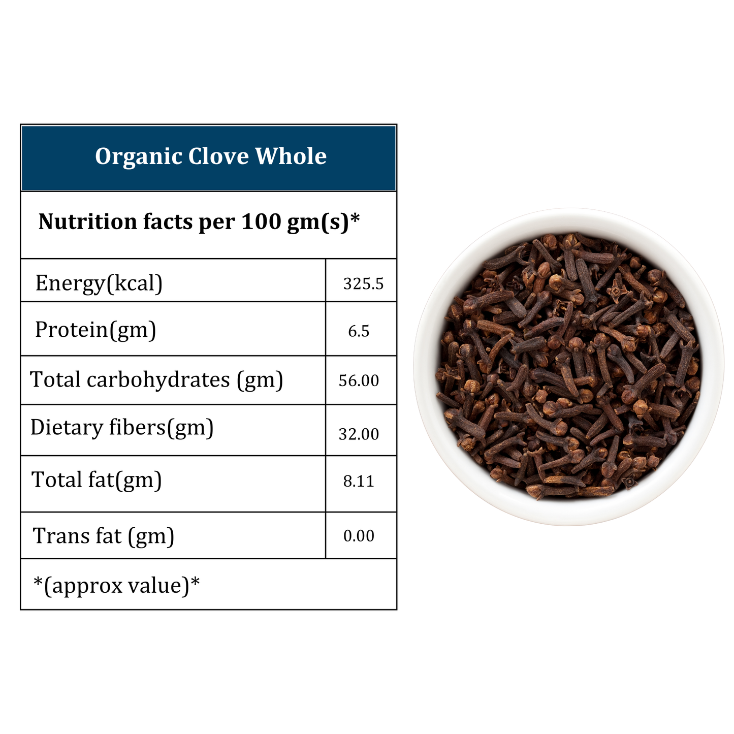 Organic Soul Clove – 50gm | 100% Certified Organic | Non-GMO
