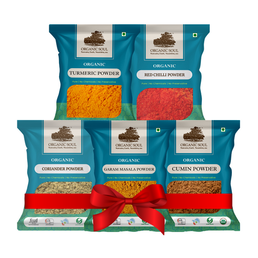 Everyday Spice Masala Pack – Turmeric, Cumin, Coriander, Red Chilli & Garam Masala