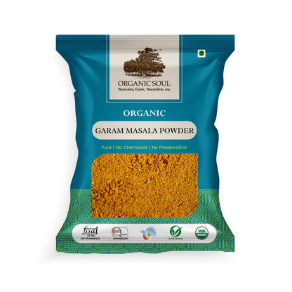 Organic Soul - Organic Garam Masala Powder, (100 gm) | Delicious & Aromatic Garam Masala Mix