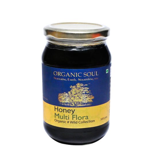 Organic Soul, Multi Floral Honey 500gm, Multi Floral Raw Honey