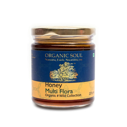 Organic Soul, Multi Floral Honey (225 gm), Multi Floral Raw Honey