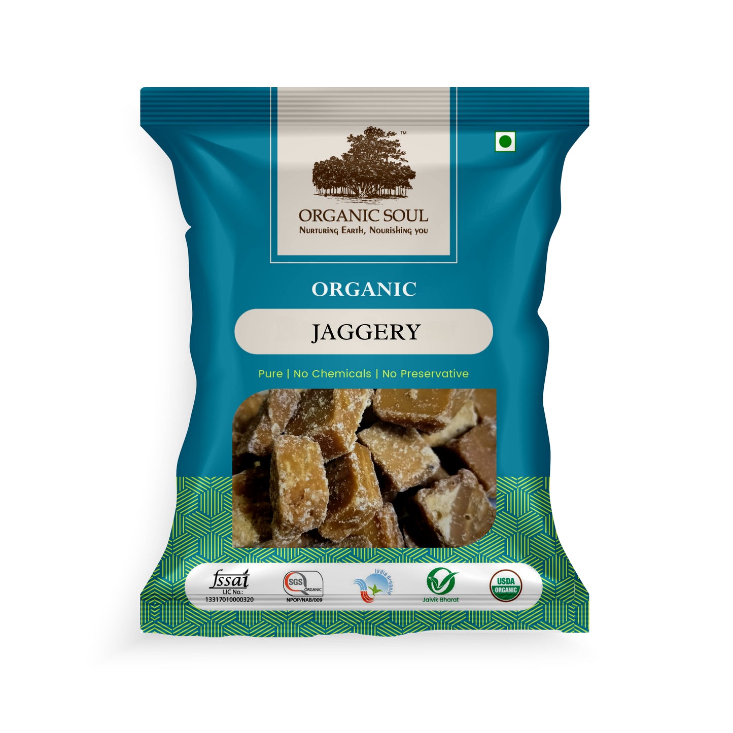 Organic Jaggery Cubes - (450 Gm Or 900 Gm)| 100% Pure & Certified Organic | Healthy Sweetening Solution