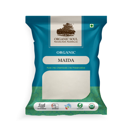 Organic Soul - Organic Maida (Refined Wheat Flour),(450 gm)