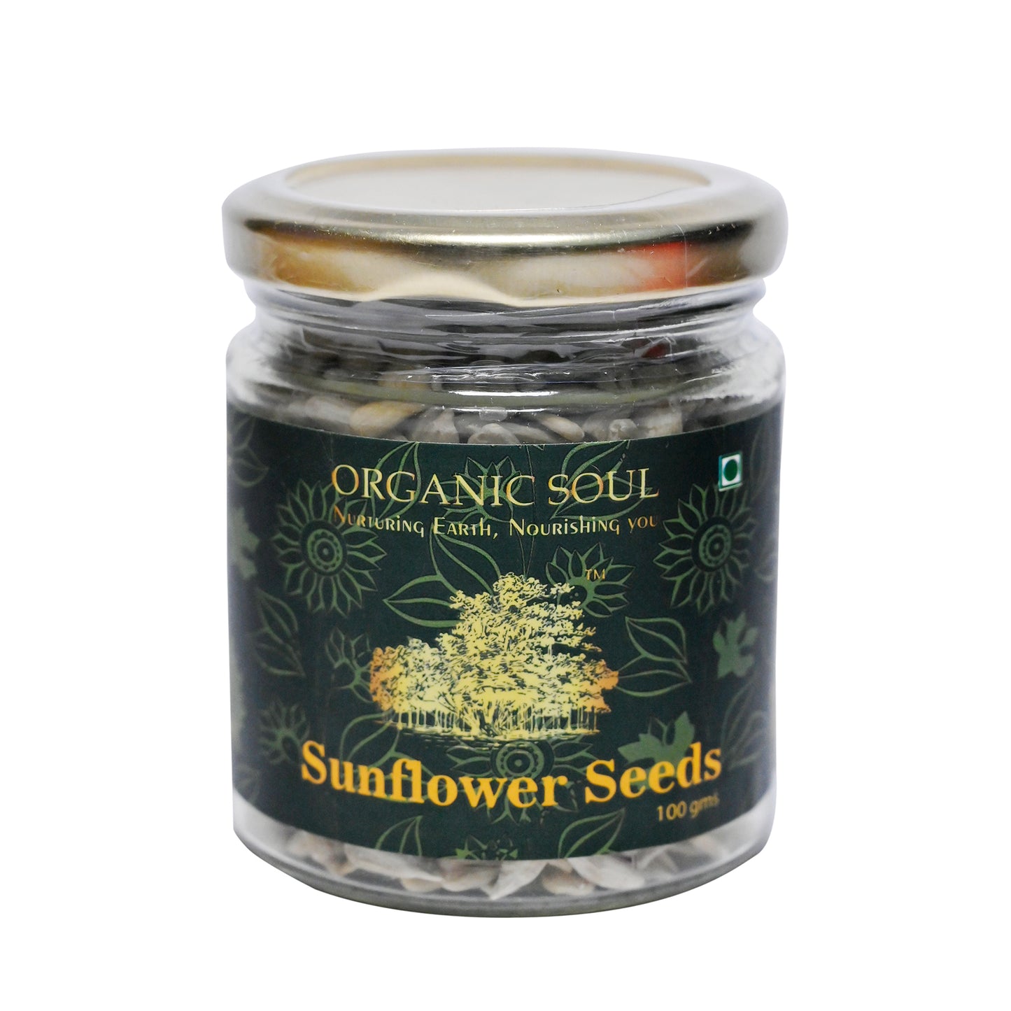 Organic Soul - Organic Sunflower Seeds, (100 gm) | Raw Sunflower | Diet Food, Healthy Snack | Rich in Protein & Fiber