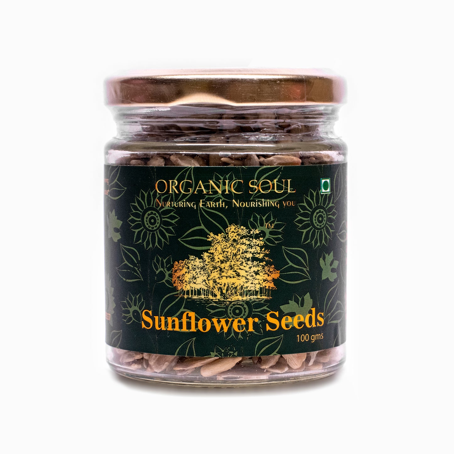 Organic Soul - Organic Sunflower Seeds, (100 gm) | Raw Sunflower | Diet Food, Healthy Snack | Rich in Protein & Fiber