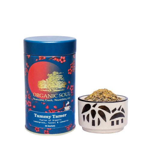 Organic Soul - Tummy Tamer Tea Tisane, 20 Sachets (Herbal Chai), 36g
