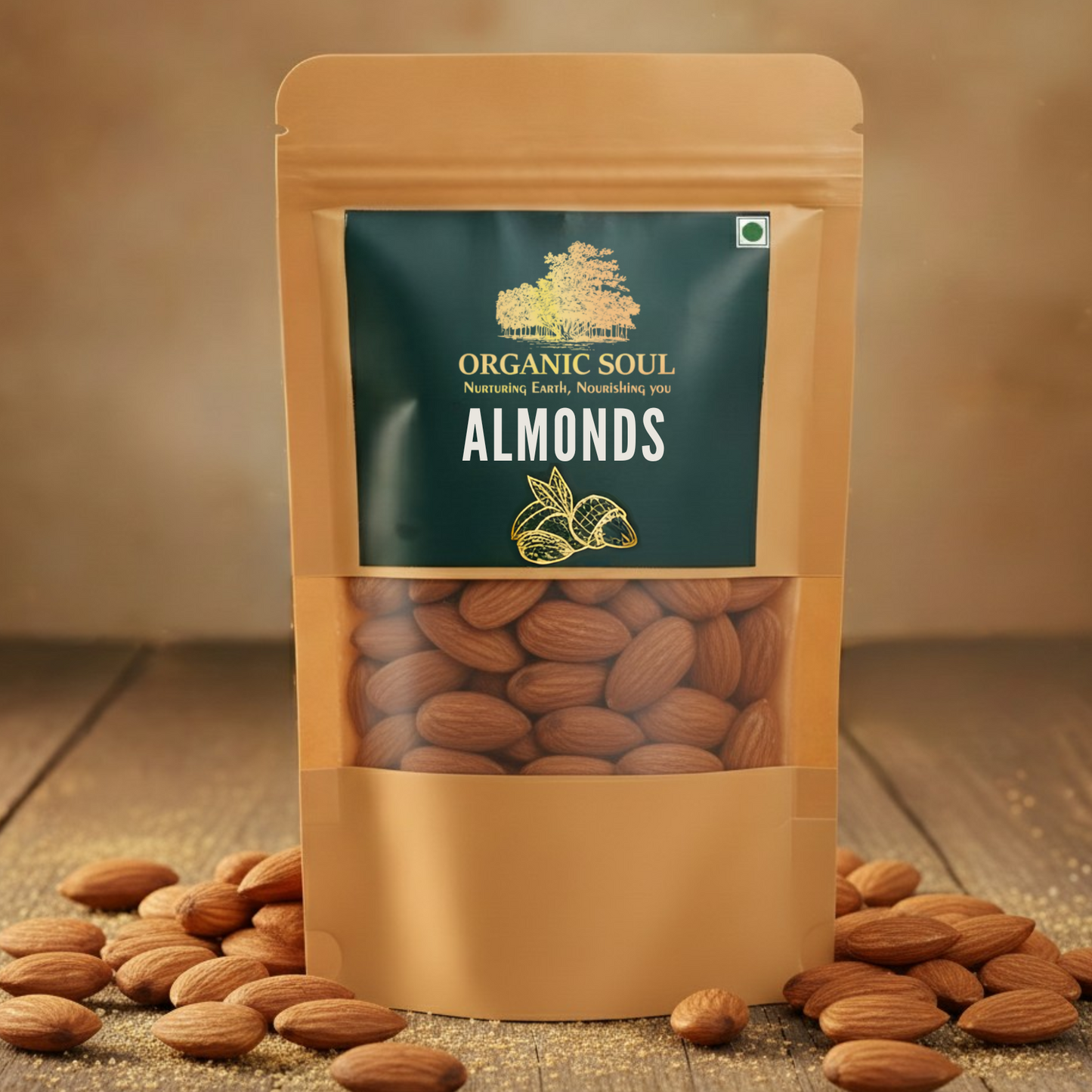 Organic Soul Almonds (Badam) | 250 gms