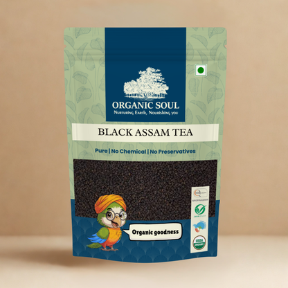 Organic Assam Black Tea 200gm (Black Tea Leaves) Tea Leaves/Organic Certified/NPOP Certified