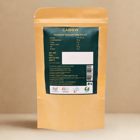 Organic Soul Cashews (Kaju) | 200 gm